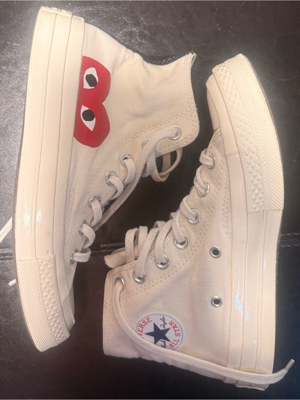 Converse x CDG Chuck Taylor Hi Comme des Garcons PLAY - Men's Sz 4 Women’s Sz 6